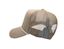 Load image into Gallery viewer, Tan Jackson Drug Rope Trucker Hat
