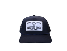 Load image into Gallery viewer, Navy JHHR Rope Trucker Hat
