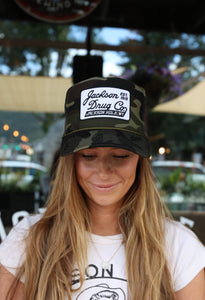 Camo Jackson Drug Retro Foam Trucker Hat