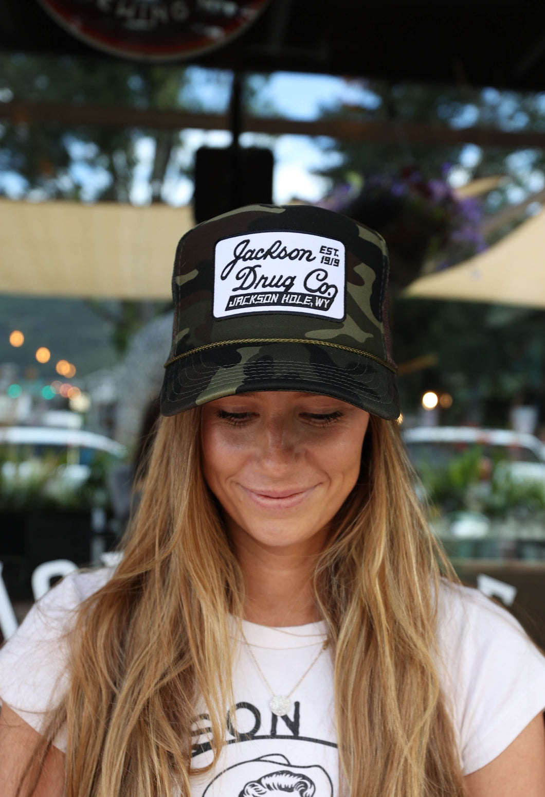 Camo Jackson Drug Retro Foam Trucker Hat