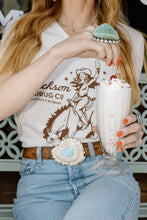 Load image into Gallery viewer, Women's Ice Cream Cowgirl V-Neck T-Shirt
