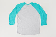 Load image into Gallery viewer, Turquoise Jackson Drug Baseball Tee
