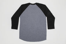 Load image into Gallery viewer, Grey/Black Jackson Drug Baseball Tee
