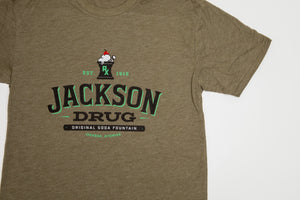 Olive Green Jackson Drug Tee